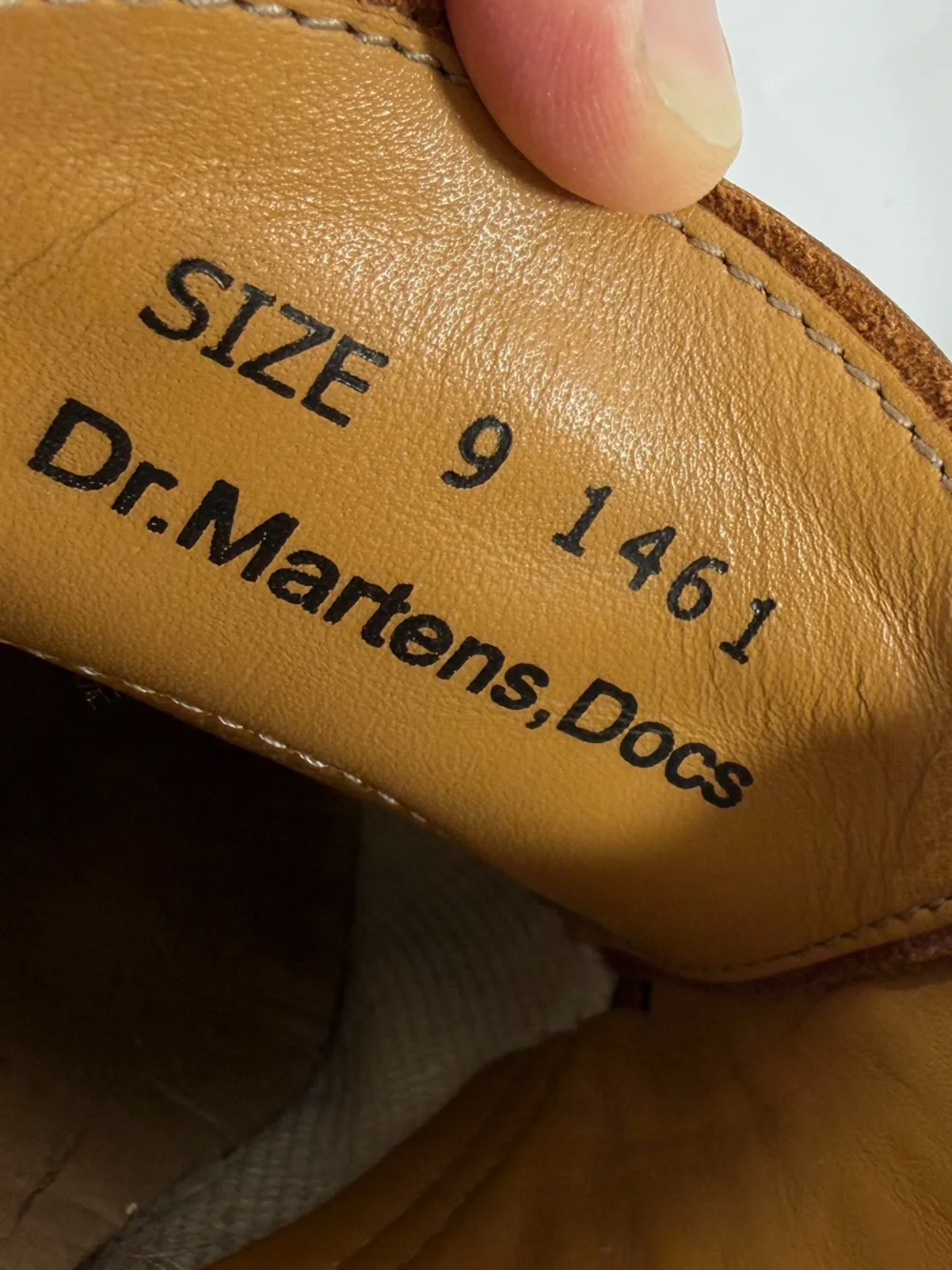 Dr. Martens 1461 Made in England Cherry Red‎ Leather Oxfords Size 9